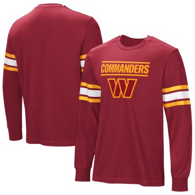 Футболка Washington Commanders Hands Off Long Sleeve Adaptive - Burgundy