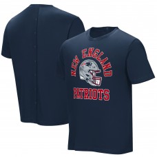 New England Patriots Navy Field Goal Assisted T-Shirt