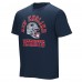 New England Patriots Navy Field Goal Assisted T-Shirt
