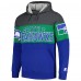 Толстовка Seattle Seahawks Starter Extreme - Royal/Heather Charcoal