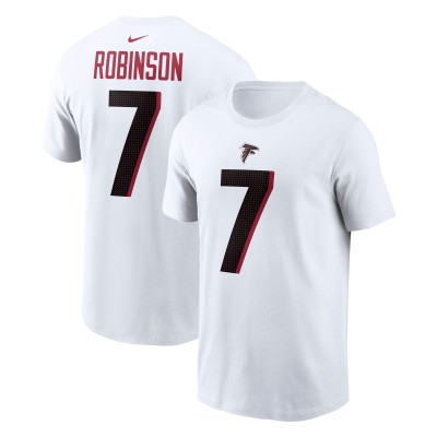 Футболка Bijan Robinson Atlanta Falcons Nike Player Name & Number - White