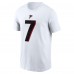 Футболка Bijan Robinson Atlanta Falcons Nike Player Name & Number - White