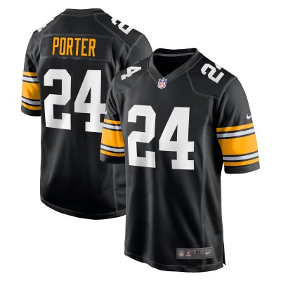 Игровая джерси Joey Porter Jr. Pittsburgh Steelers Nike Alternate Game - Black