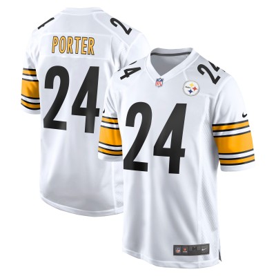 Игровая джерси Pittsburgh Steelers Joey Porter Jr. Nike White Away Game