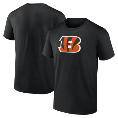 Футболка Cincinnati Bengals Logo Athletic Black Primary Logo