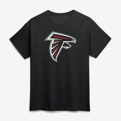 Футболка Atlanta Falcons Logo Athletic Black Primary Logo