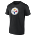 Футболка Pittsburgh Steelers Logo Athletic Black Primary Logo