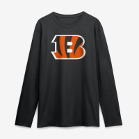 Футболка с длинным рукавом Cincinnati Bengals Logo Athletic Black Primary Logo
