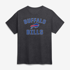 Футболка Buffalo Bills Logo Athletic Charcoal Cotton Victory Arch
