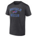 Футболка Buffalo Bills Logo Athletic Charcoal Cotton Victory Arch