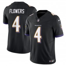 Игровая джерси Zay Flowers Baltimore Ravens Nike Alternate Vapor F.U.S.E. Limited - Black