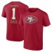 Футболка San Francisco 49ers Fathers Day - Scarlet