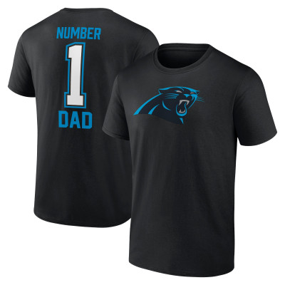 Футболка Carolina Panthers Fanatics Black Father's Day