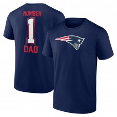 New England Patriots Fanatics Navy Fathers Day T-Shirt New England Patriots Fanatics Navy Fathers Day T-Shirt