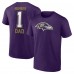 Футболка Baltimore Ravens Fathers Day - Purple Футболка Baltimore Ravens Fathers Day - Purple