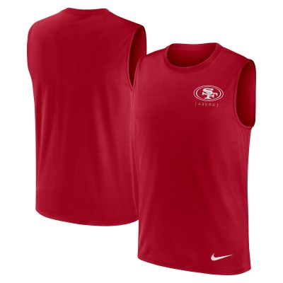 Майка San Francisco 49ers Nike Muscle - Scarlet