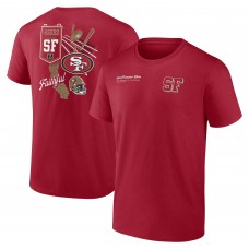 Футболка San Francisco 49ers Split Zone - Scarlet