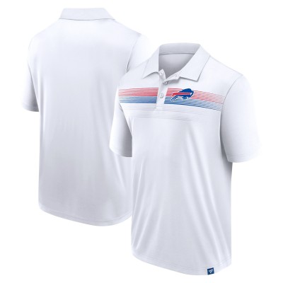Buffalo Bills White Fanatics Victory For Us Interlock Polo