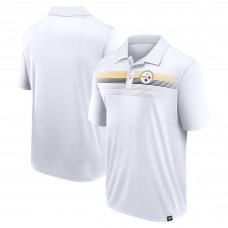 Pittsburgh Steelers White Fanatics Victory For Us Interlock Polo