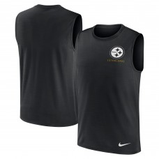 Майка Pittsburgh Steelers Nike Muscle - Black