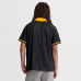 Поло Pittsburgh Steelers Fanatics Black/Gold Homerun Raglan V-Neck
