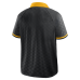 Поло Pittsburgh Steelers Fanatics Black/Gold Homerun Raglan V-Neck