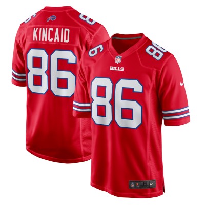 Игровая джерси Dalton Kincaid Buffalo Bills Nike Alternate - Red