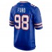 Игровая джерси Poona Ford Buffalo Bills Nike Home Game - Royal