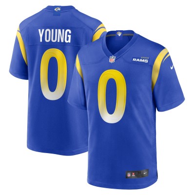 Игровая джерси Byron Young Los Angeles Rams Nike Home - Royal