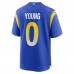 Игровая джерси Byron Young Los Angeles Rams Nike Home - Royal