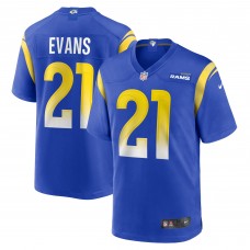 Игровая джерси Zach Evans Los Angeles Rams Nike Home - Royal