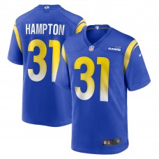 Игровая джерси Nick Hampton Los Angeles Rams Nike Home - Royal