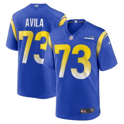 Игровая джерси Steve Avila Los Angeles Rams Nike Home - Royal