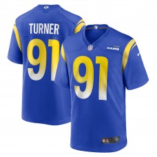 Игровая джерси Kobie Turner Los Angeles Rams Nike Home - Royal