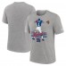 New York Giants Malik Nabers Nike Heather Gray Player Graphic T-Shirt