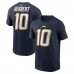 Los Angeles Chargers Justin Herbert Nike Navy Alternate Super Chargers Name & Number T-Shirt Los Angeles Chargers Justin Herbert Nike Navy Alternate Super Chargers Name & Number T-Shirt