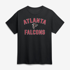 Футболка Atlanta Falcons Logo Athletic Black Cotton Victory Arch