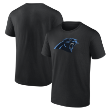 Футболка Carolina Panthers Logo Athletic Black Primary Logo