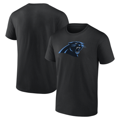 Футболка Carolina Panthers Logo Athletic Black Primary Logo