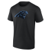 Футболка Carolina Panthers Logo Athletic Black Primary Logo