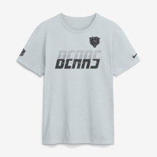 Футболка Chicago Bears Nike Platinum Sideline Dri-FIT