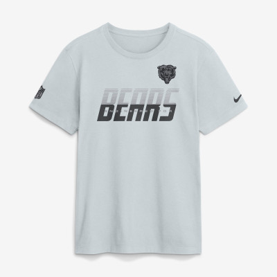 Футболка Chicago Bears Nike Platinum Sideline Dri-FIT