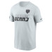 Футболка Chicago Bears Nike Platinum Sideline Dri-FIT