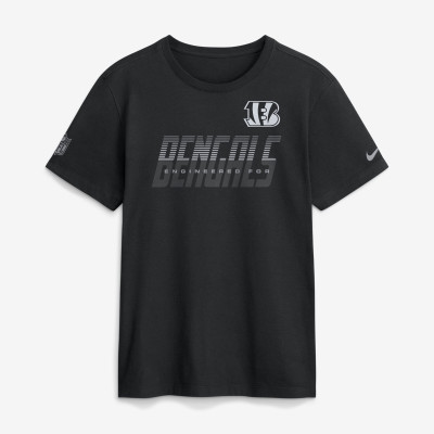 Футболка Cincinnati Bengals Nike Black Sideline Dri-FIT
