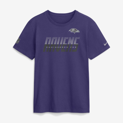 Футболка Baltimore Ravens Nike Purple Sideline Dri-FIT