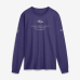 Футболка с длинным рукавом Baltimore Ravens Nike Purple Sideline Bold Arch Star Dri-FIT