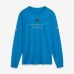 Футболка с длинным рукавом Carolina Panthers Nike Blue Sideline Bold Arch Star Dri-FIT Футболка с длинным рукавом Carolina Panthers Nike Blue Sideline Bold Arch Star Dri-FIT
