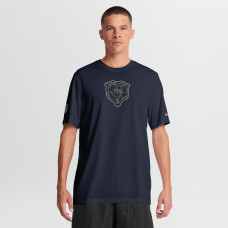 Футболка Chicago Bears Nike Navy Sideline Lead The Charge Legend Dri-FIT