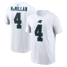 Футболка Carolina Panthers Tetairoa McMillan Nike White Name & Number Футболка Carolina Panthers Tetairoa McMillan Nike White Name & Number
