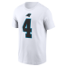 Футболка Carolina Panthers Tetairoa McMillan Nike White Name & Number
